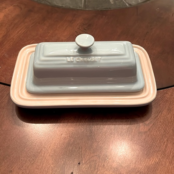 Le Creuset Kitchen Le Creuset Butter Dish With Retro Knob Rare
